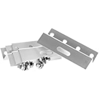 Offgridtec© Soporte Z de aluminio de 100 mm con tornillos de acero inoxidable- juego de 4